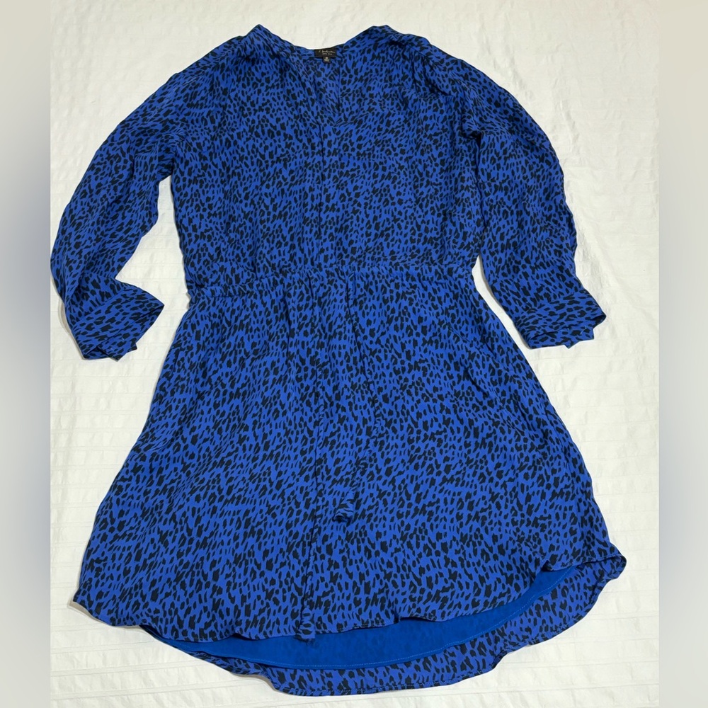 Aritzia Babaton leopard print silk dress xs